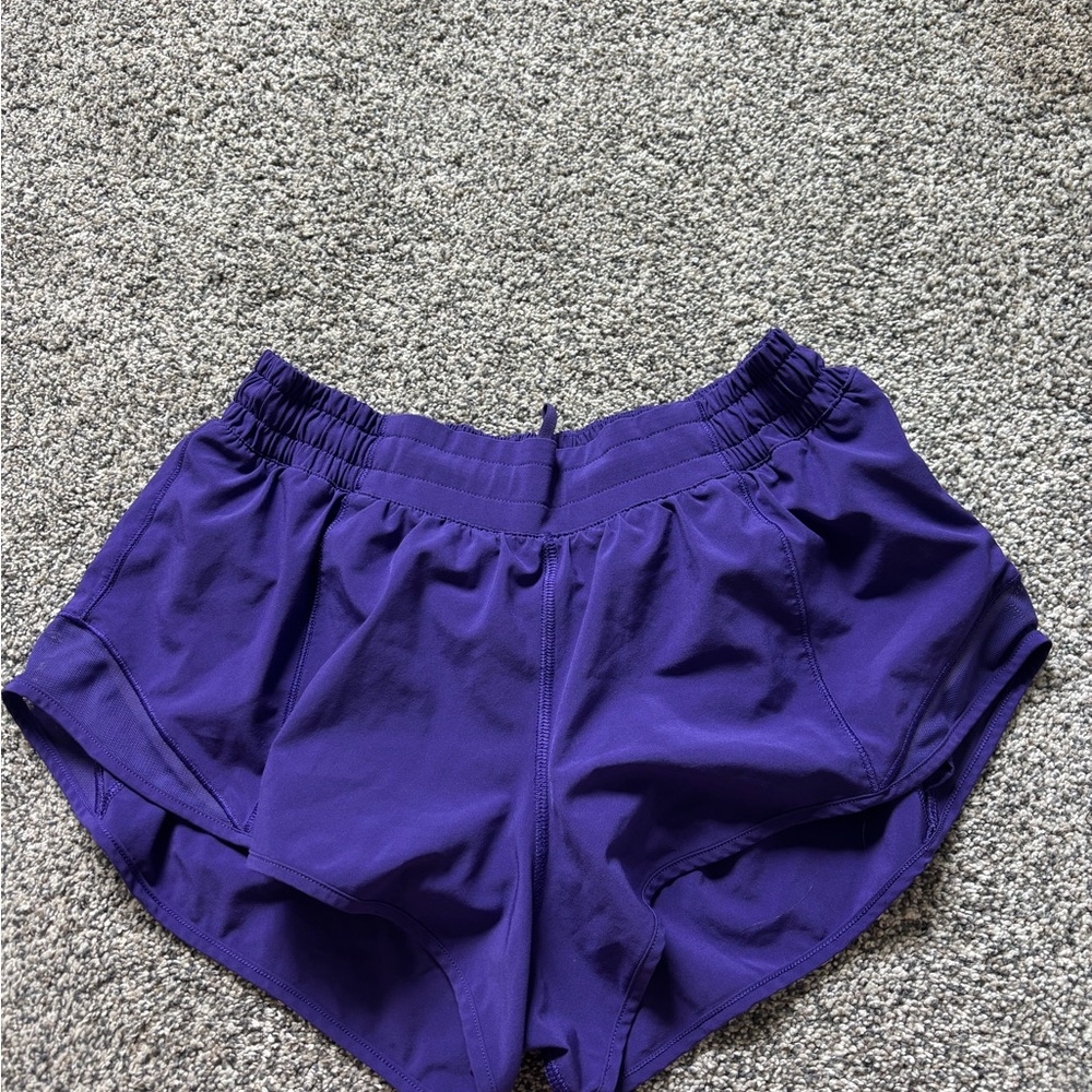 Lululemon Athletica Purple Athletic Shorts Lightweight Performance